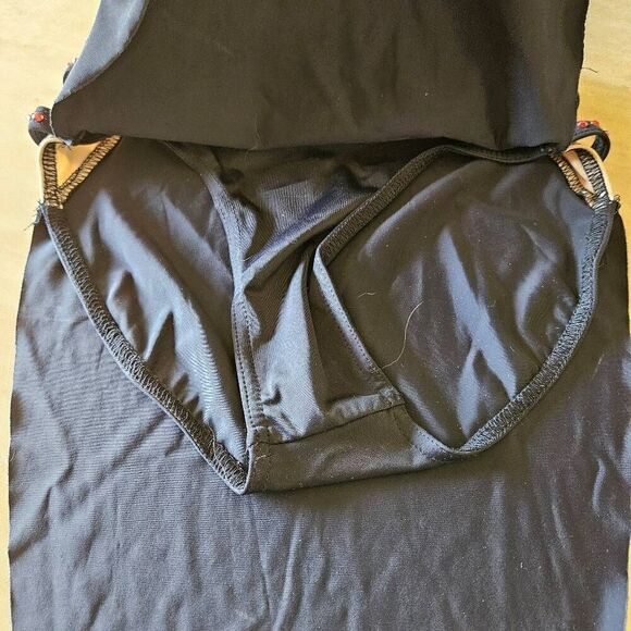 Weissman custom costume NWOT child medium black with red rhinestones contemporar - Picture 3 of 8